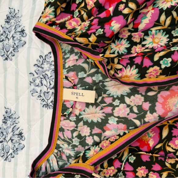 Spell Multicolor Floral Romper - Picture 3 of 6